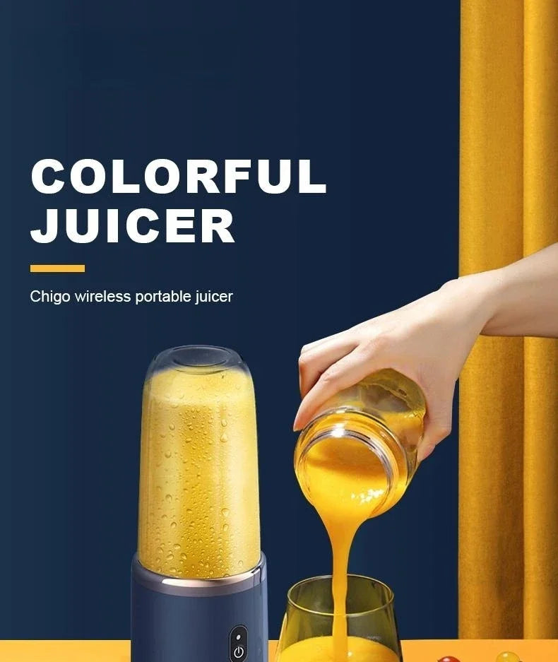 Draagbare USB Blender 380ml – Mini Smoothie Maker & Citrus Juicer Oplaadbaar