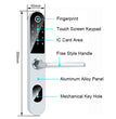 Serrure de porte intelligente EASLOC CX-641 avec application TTLock – Accès par empreinte digitale, code et application
