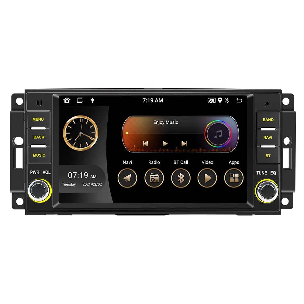 Autoradio ESUNWAY 7" Android – CarPlay et Android Auto sans fil – Multimédia 2DIN