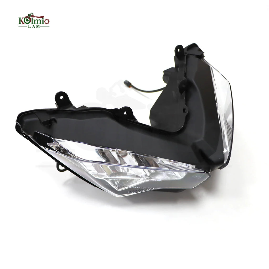 🏍️ Phare avant KOLMIO-LAM pour Kawasaki Ninja / ZX4R / ZX6R / Versys 650 💡