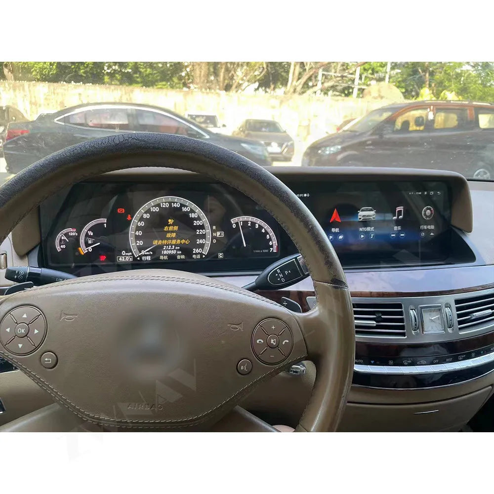 🚘 Autoradio ZWNAV 12,3” CarPlay pour Mercedes-Benz Classe S W221 – GPS, Android Auto & DSP Multimédia