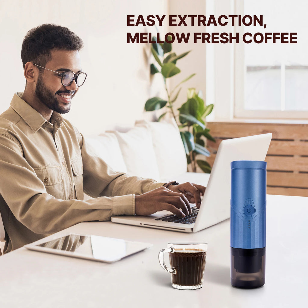 Tragbare Espressomaschine 20 Bar USB-C – Mini-Kaffeemaschine mit Akku & Heizfunktion
