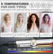 Lisseur et Sèche-cheveux 2-en-1 – Styler Cheveux Wet to Dry avec Technologie Plasma et Flux d'Air