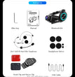 Intercom pour casque moto FreedConn R3-PRO avec caméra 2K – Casque Bluetooth 5.1 avec audio haute résolution