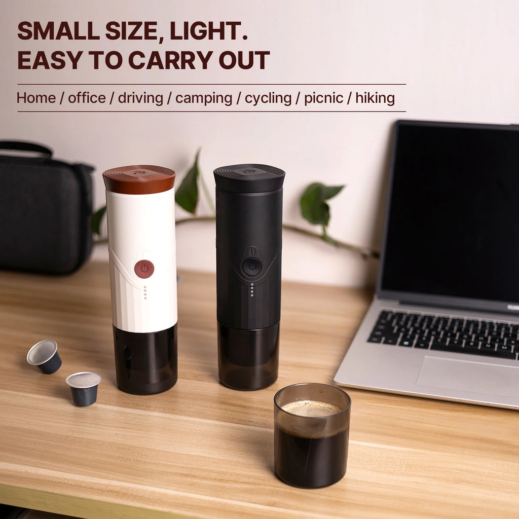 Tragbare Espressomaschine 20 Bar USB-C – Mini-Kaffeemaschine mit Akku & Heizfunktion