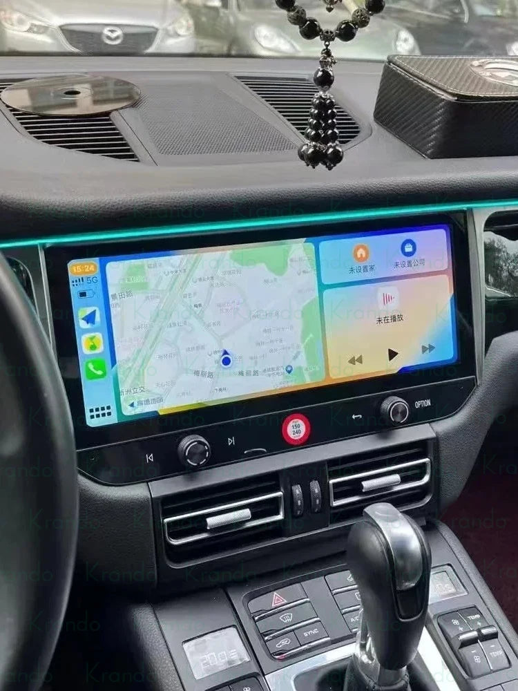 Krando 12.3 Zoll Android 13 Autoradio Porsche Macan 2014-2017 – Kabelloses CarPlay, GPS & Multimedia Navigation