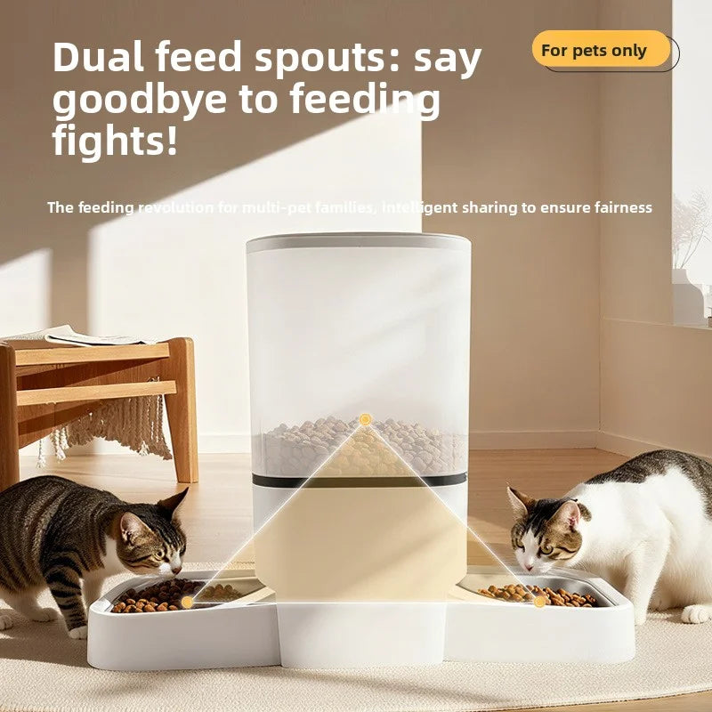 Distributeur automatique intelligent de nourriture pour animaux de compagnie avec Wi-Fi et caméra pour chats et chiens
