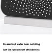 Luxus Thermostatische Regendusche Set Schwarz – Messing Duscharmatur mit Handbrause & Massagestrahlen
