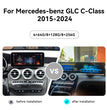 Zwautel 12.3” Dual Screen Android Autoradio voor Mercedes GLC & C-Class (2015-2024) – CarPlay, GPS & WiFi