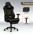 Chaise Gaming Ergonomique avec Dossier et Hauteur Réglables – Fauteuil Gamer de Luxe avec Fonction de Massage