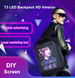 Teejoin MC-T31 LED Backpack – 4G & GPS LED Reclame Rugzak met HD RGB Scherm