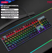 Clavier de jeu mécanique T-WOLF T18 – Clavier de jeu RGB TKL (filaire USB)