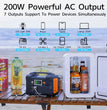 Draagbare Solar Generator 200W – 1200W Power Station met Lithium Batterij (110V / 220V)