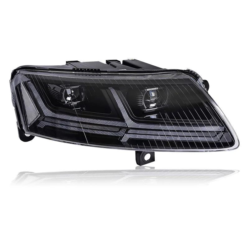 LED-Scheinwerfer mit dynamischem Blinker für Audi A6 (2005–2011) – Tagfahrlicht & Bi-Xenon