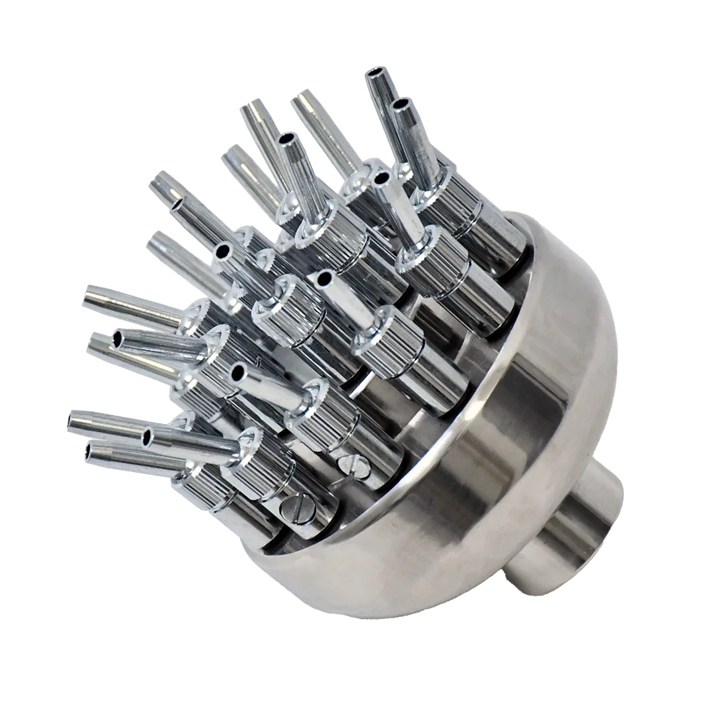 Buse de fontaine musicale rotative SS304 – Jet d'eau de 2,3 m – Modèle YSNW2225