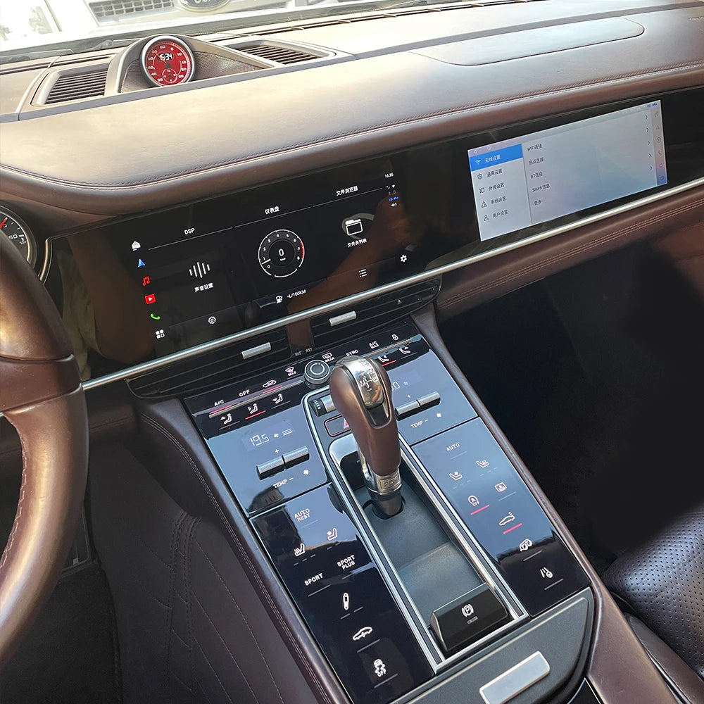 Porsche Panamera 970 Double Écran Tactile Android de 12,3" avec Navigation – CarPlay sans Fil & Android Auto (2010-2016)