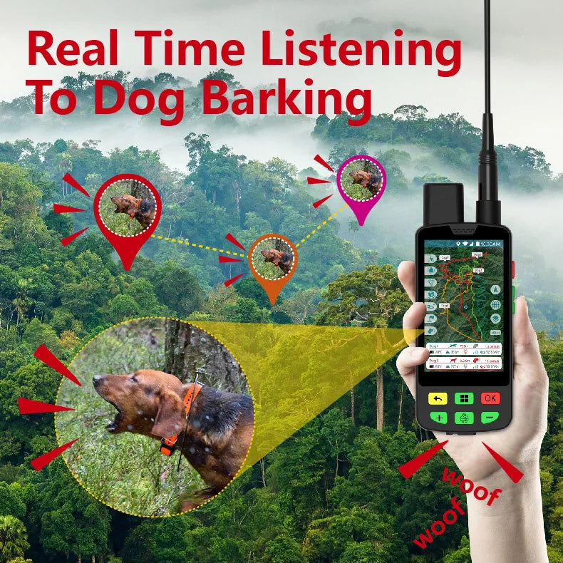 GPS Honden Tracker Halsband – Real-Time Tracking met 4G & App
