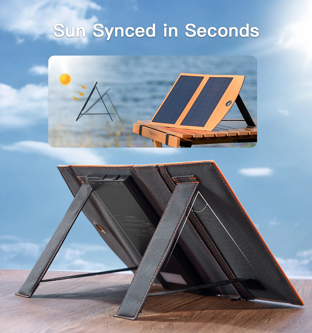 QUACOA 10000mAh Solar Powerbank – Draagbare Outdoor Oplader – Dual USB & Type-C – Waterbestendig