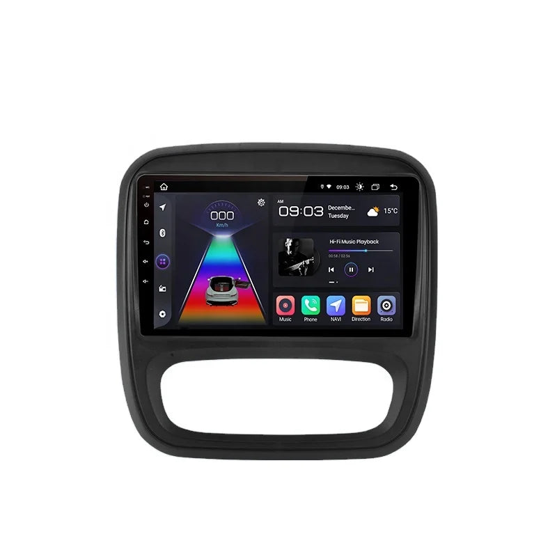 Junsun V1 Draadloze CarPlay & Android Auto Autoradio – Renault Trafic / Opel Vivaro (2015–2019) – Android 14/15