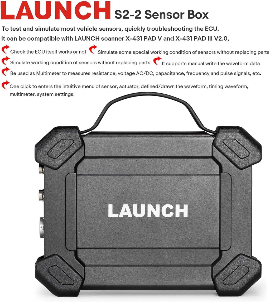 Boîtier de capteur Launch S2-2 – Testeur de capteurs professionnel (12 V)