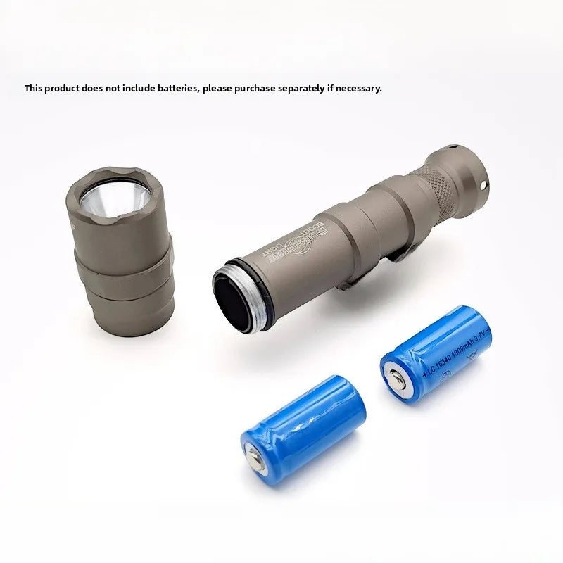 M600DF Taktische LED-Taschenlampe – 200 Meter Reichweite – 6000K Tageslicht – Aluminiumgehäuse