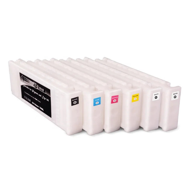 Cartouches d'encre compatibles Ocbestjet T7251-T7254 / T725A – 700 ml d'encre textile pour Epson SureColor F2100