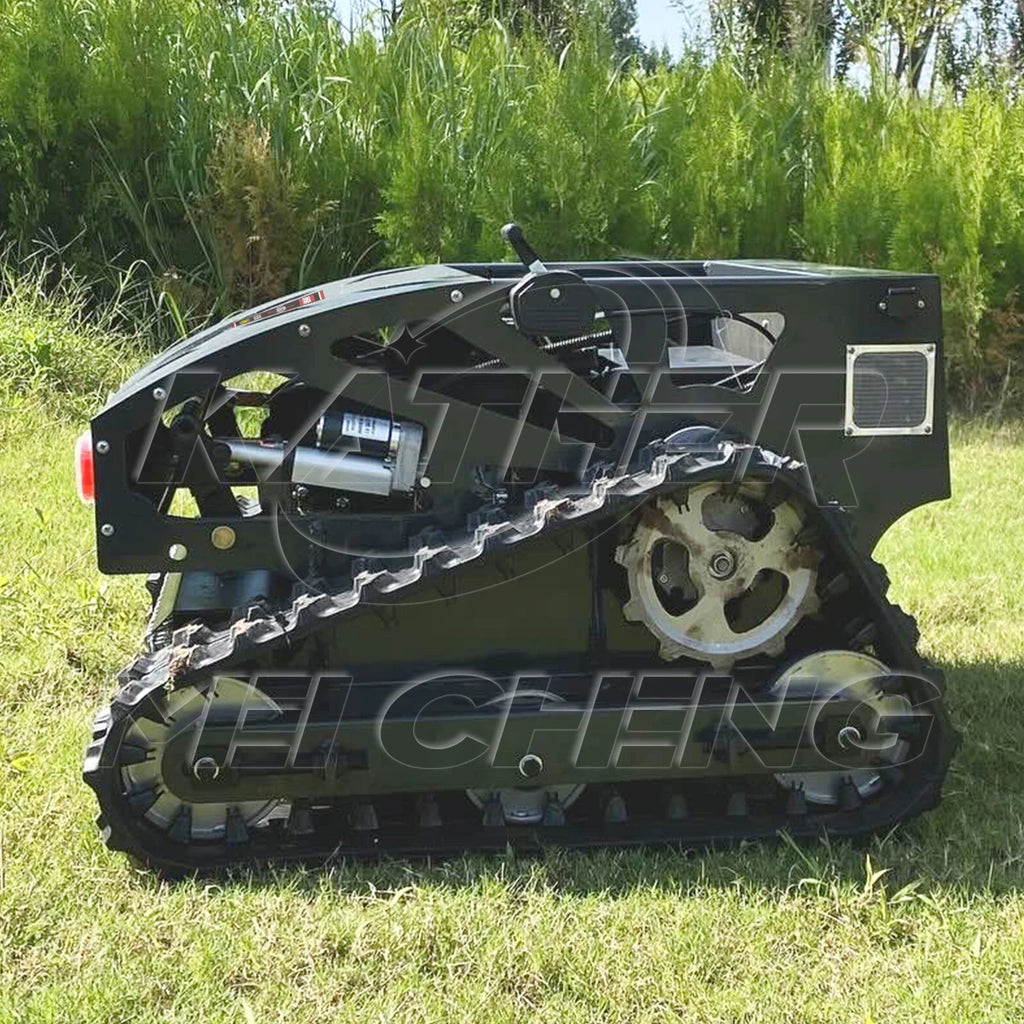 🌿 KATHER Benzin-Rasenmäher mit Fernbedienung – Professioneller Nullwendekreis-Mähroboter 🚜