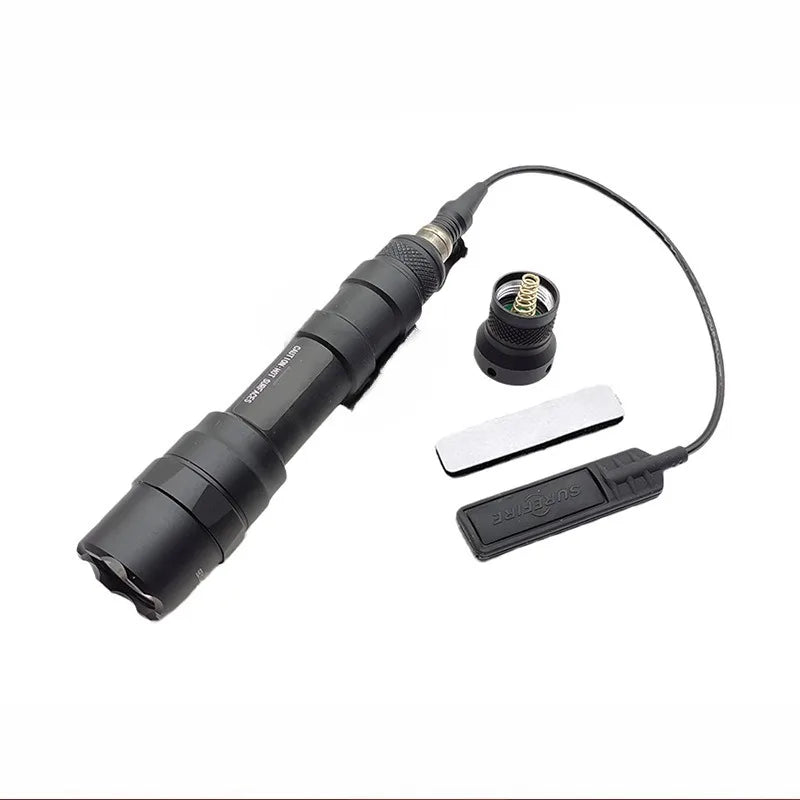 M600DF Taktische LED-Taschenlampe – 200 Meter Reichweite – 6000K Tageslicht – Aluminiumgehäuse