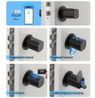 Cylindre de porte électronique intelligent – ​​TTLock / Tuya – WiFi et BLE – Modèle V1-ZKMA