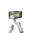 Smartphone-Gimbal-Stabilisator mit Stativ und LED-Licht – 3-Achsen-Videostabilisierung