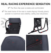 Faltbarer Racing Simulator Cockpit – Gaming Stuhl mit Lenkradständer für PS5, PS4 & PC
