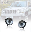 Phares au xénon avec feux de jour à LED pour Jeep Patriot (2011–2015)