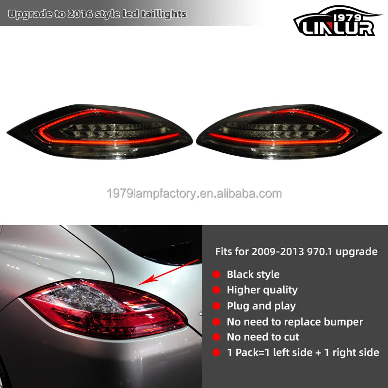 Feux arrière LED Porsche Panamera 970 – Modèle 2016 (2009–2013)
