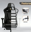 Chaise Gaming Ergonomique avec Dossier et Hauteur Réglables – Fauteuil Gamer de Luxe avec Fonction de Massage