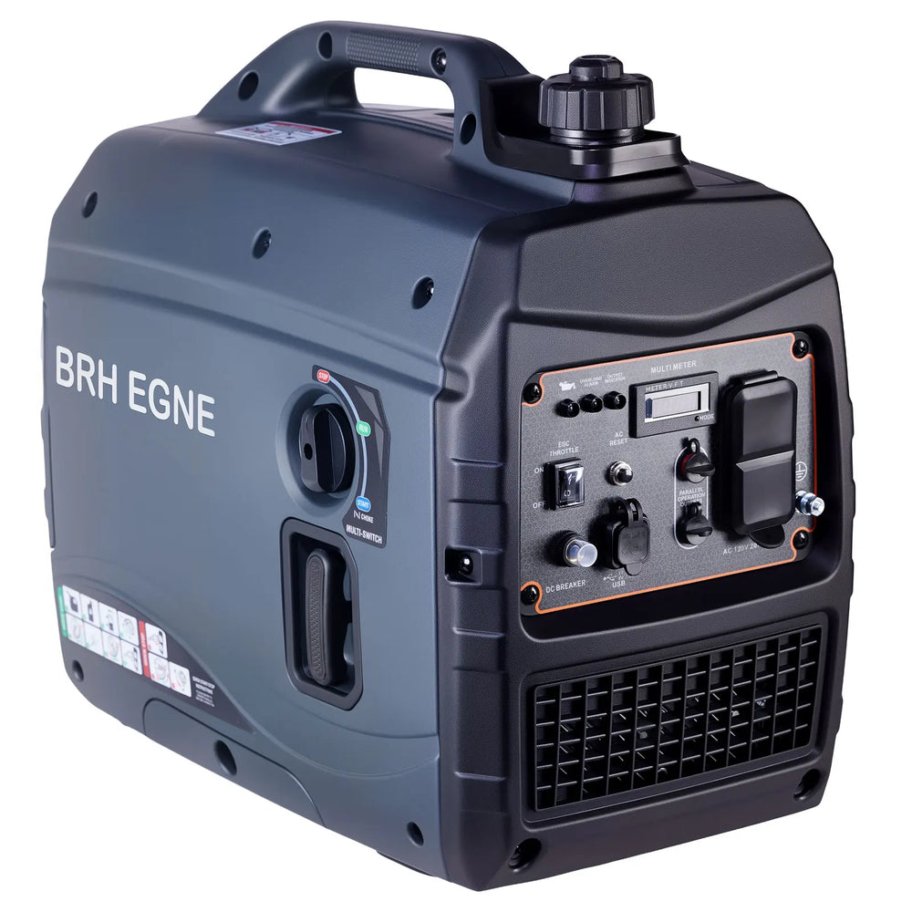 YHS Silent Inverter Gasoline Generator 1500W / 2000W / 2500W Portable Power Generator