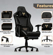 Chaise Gaming Ergonomique avec Dossier et Hauteur Réglables – Fauteuil Gamer de Luxe avec Fonction de Massage