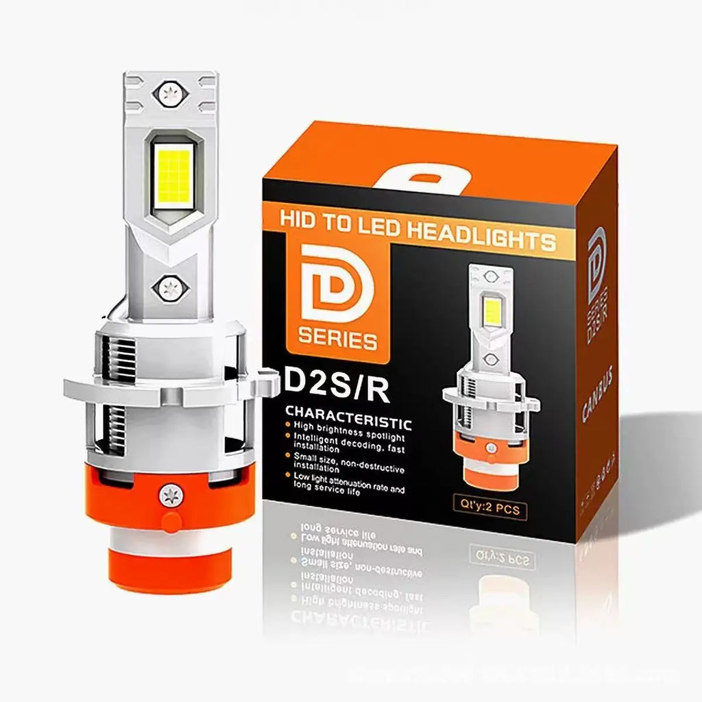 D2R/D4R LED-Scheinwerferlampe 6000K – Xenon-Ersatz 9000LM, Canbus-kompatibel