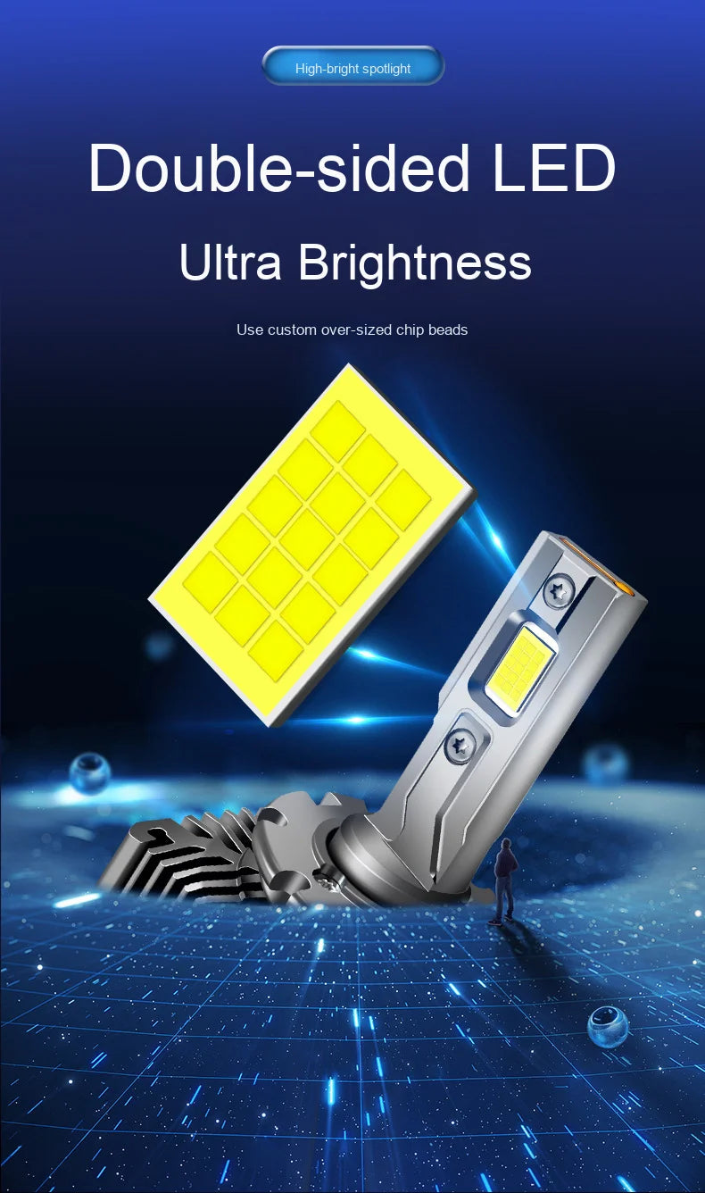 LED-Xenon-Scheinwerfer-Ersatzlampe 100 W 6000 K für D1S/D2S/D3S/D4S/D5S/D8S – Universelle Autoscheinwerferlampe