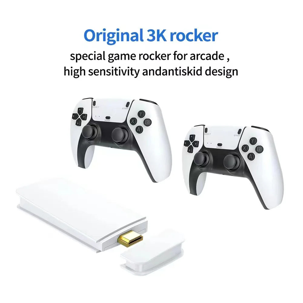 LIbreduty M15 4K Game Stick – 20.000+ Games met 2 Draadloze Controllers