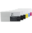 Cartouche d'encre remanufacturée HP72 compatible avec les imprimantes jet d'encre HP DesignJet T1100, T1120, T610, T620, T770, T790, T795, T1200, T1300 et T1708