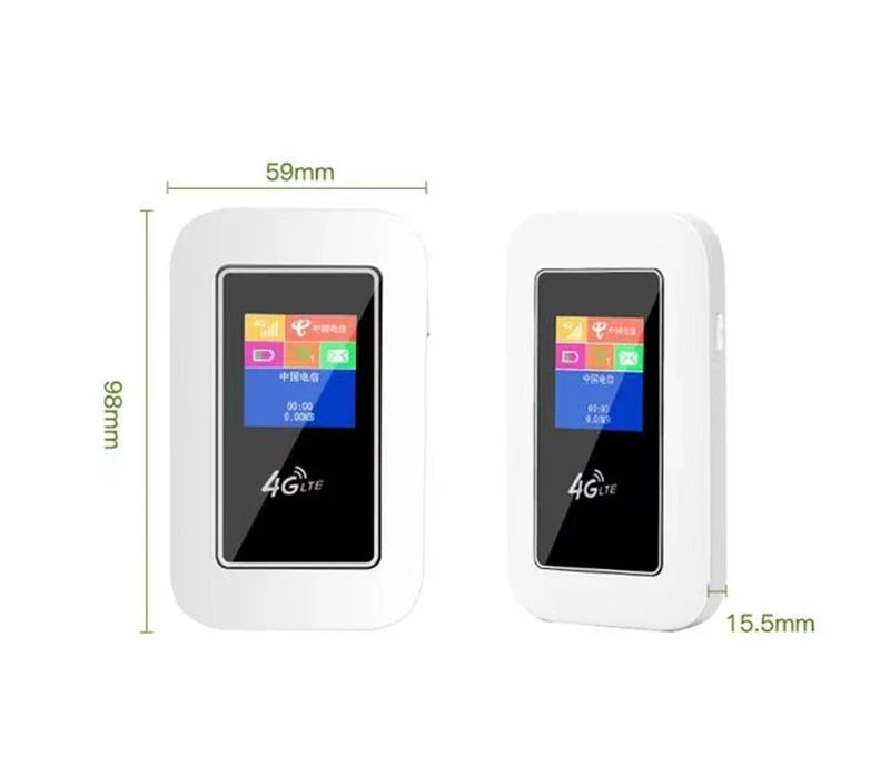M9 4G LTE Tragbarer WLAN-Router – Pocket MiFi mit SIM-Karte (150 Mbit/s)