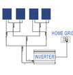 Onduleur solaire TINGEN SUN1000W 1 kW raccordé au réseau avec limiteur – Rendement de 99 % – CC/CA