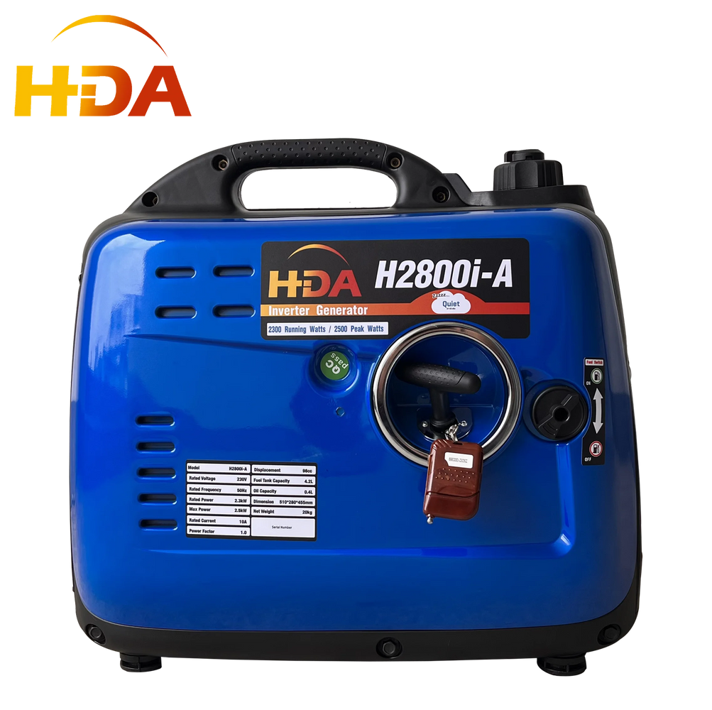 ⚡ HILDA 2000W Portable Silent Inverter Generator – 120V/240V Geluidsarme Benzine Generator 🔋
