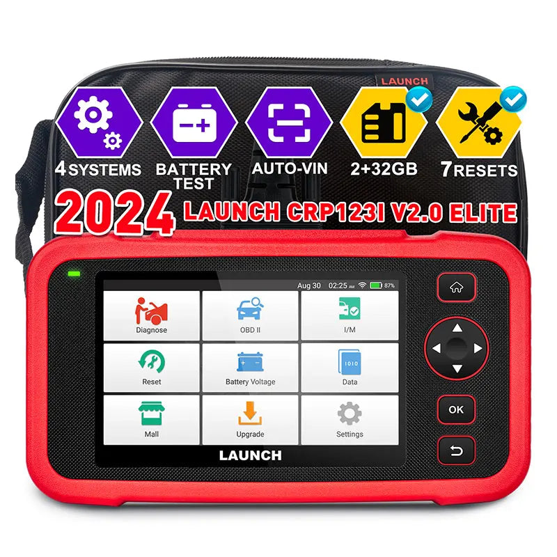 Launch CRP123I V2.0 OBD2 Diagnosegerät – Vollständiger Systemscanner (über 110 Automarken)