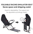 Faltbarer Racing Simulator Cockpit – Gaming Stuhl mit Lenkradständer für PS5, PS4 & PC