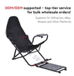 Faltbarer Racing Simulator Cockpit – Gaming Stuhl mit Lenkradständer für PS5, PS4 & PC