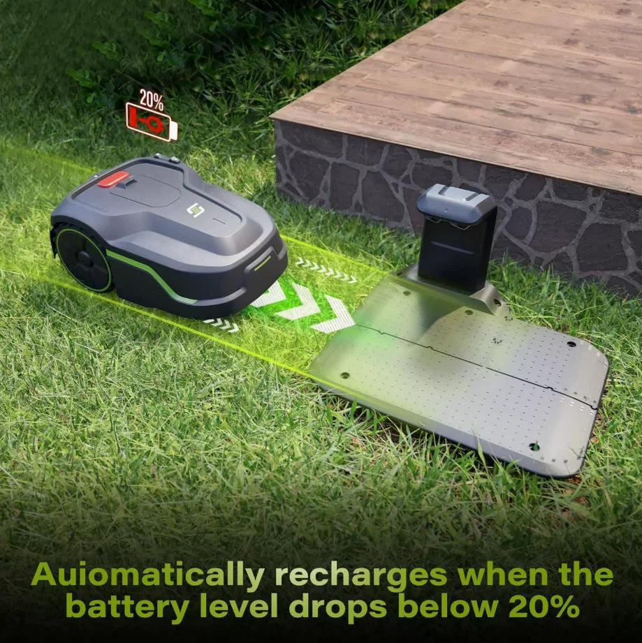 🤖 I600 Robot Grasmaaier – Slimme Accu Grasmaaier met App Bediening 🌿