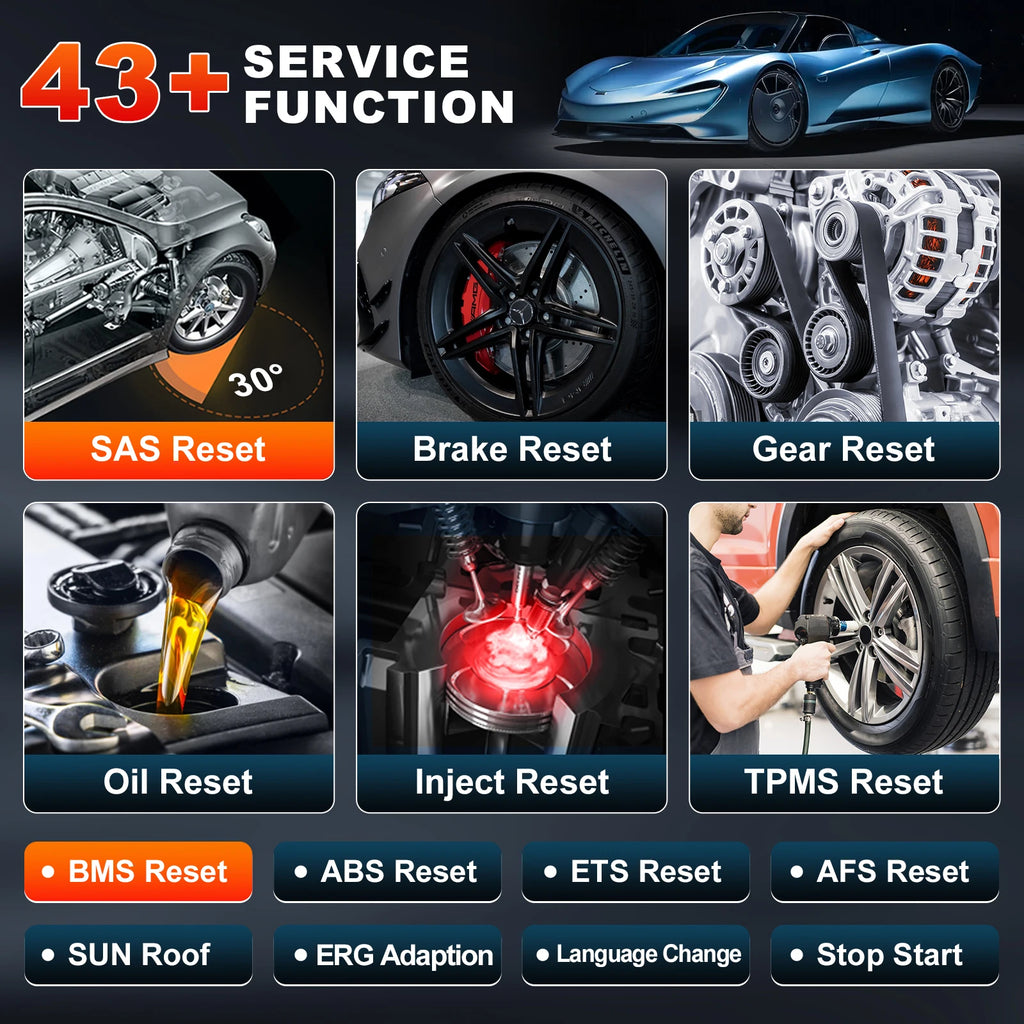 Outil de diagnostic LAUNCH CRP919 EV OBD2 – Lecteur de codes professionnel pour motos et véhicules électriques neufs