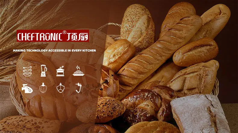 Professionelle Küchenmaschine 10L – 2200W für Teig, Kuchen & Brot