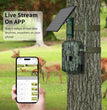 4G-Wildkamera mit Nachtsicht und Solarpanel – Kabellose Jagdkamera